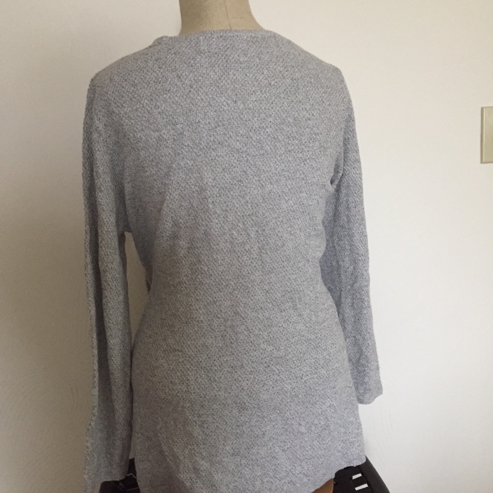 NWT Karen Scott Plus Size Cotton Marled-Knit Tunic - Picture 4 of 7